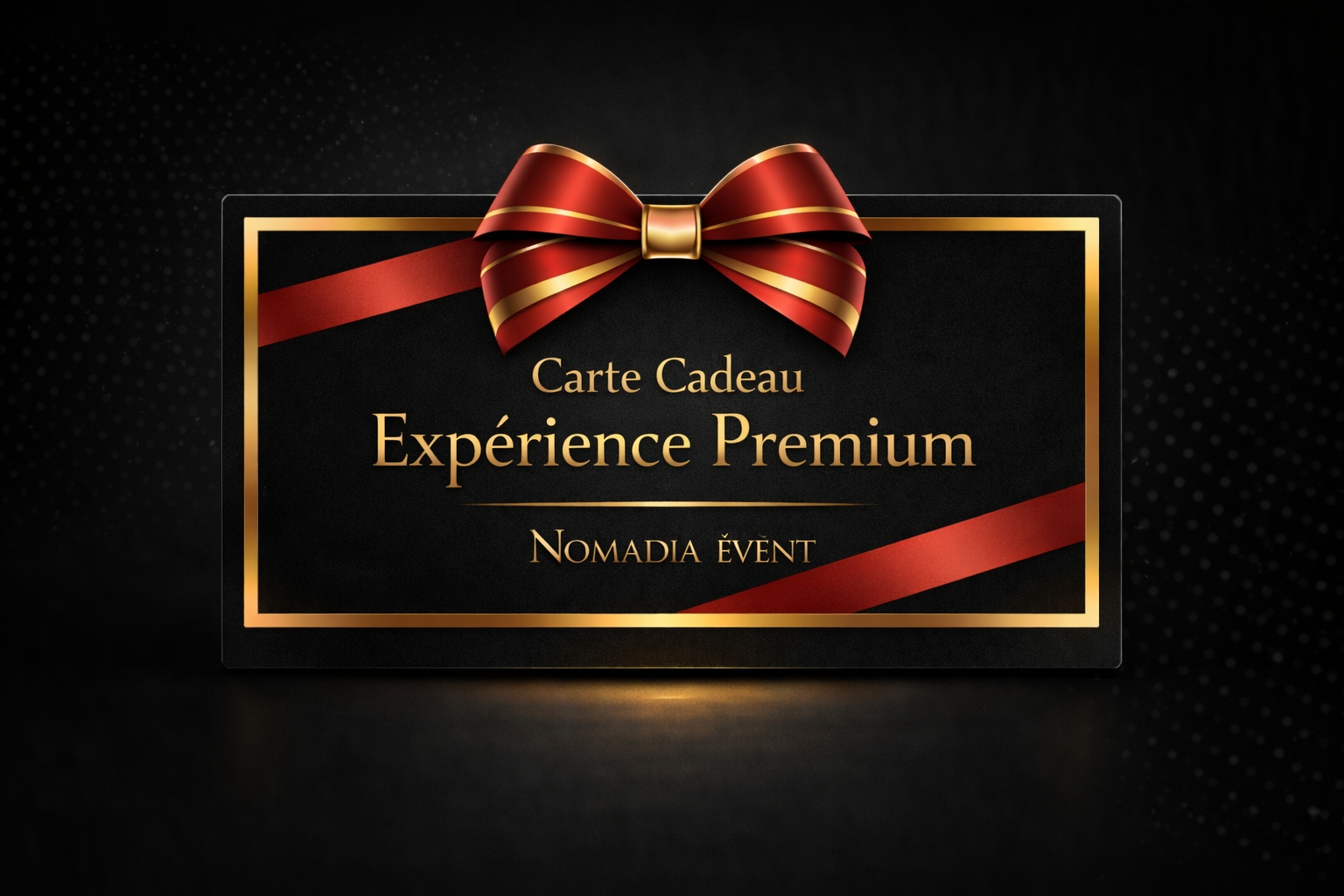Carte cadeau de 199€ Carte cadeau Expérience Premium Nomadia évent