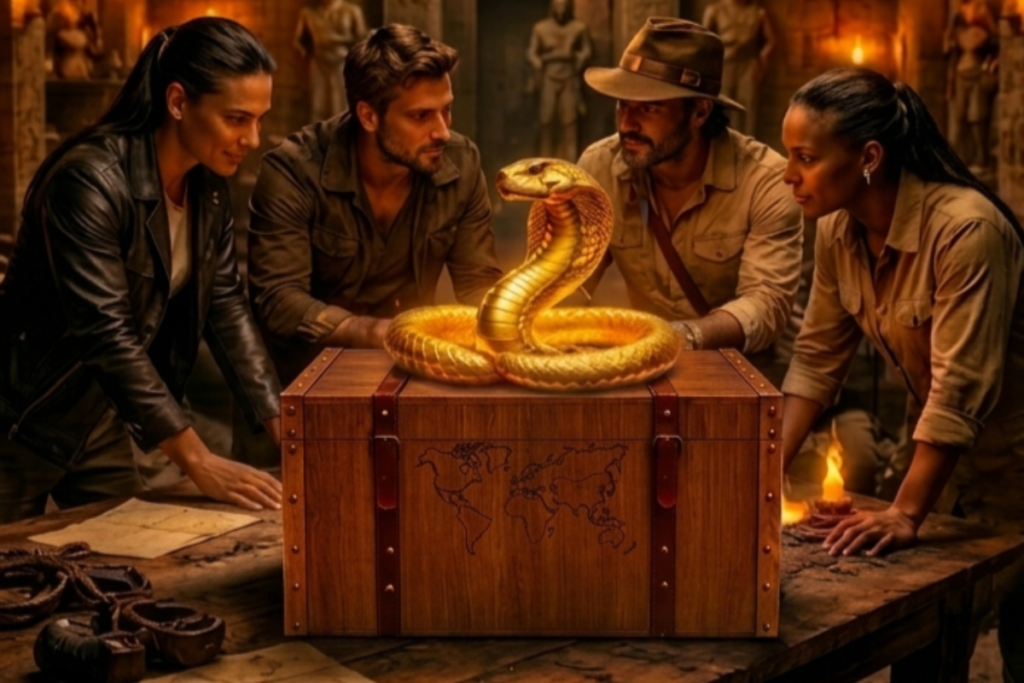 Formule Expédition du Serpent d'Or escape game à domicile Alsace