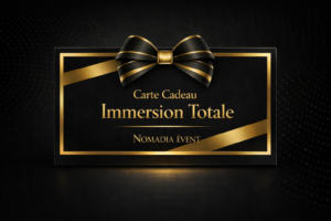 Carte cadeau Immersion Totale Nomadia évent