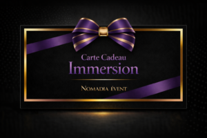 Carte cadeau Immersion Nomadia évent
